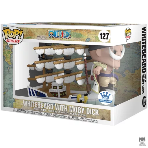 Figura Funko Pop! Barbablanca con el Moby Dick (One Piece)