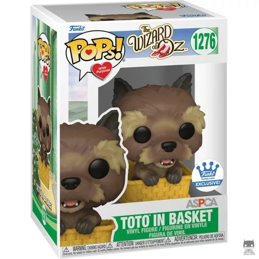 Figura Funko Pop! Toto en la cesta (El mago de Oz)