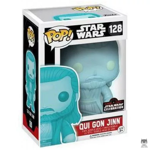 Figura Funko Pop! Qui Gon Jinn (Holográfico) (Qui Gon Jinn)