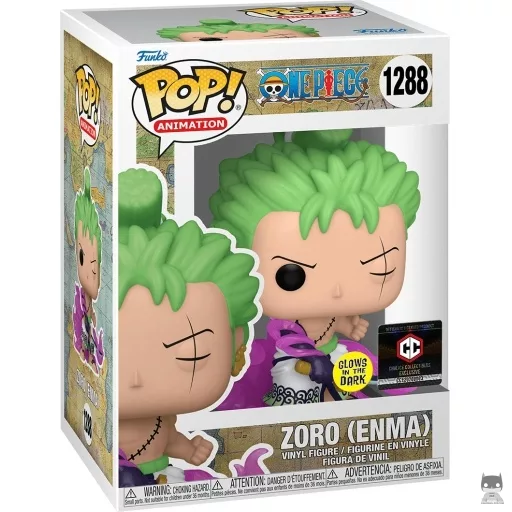 Figura Funko Pop! Zoro (Enma) (Brilla en la oscuridad) (Chalice Collectibles)