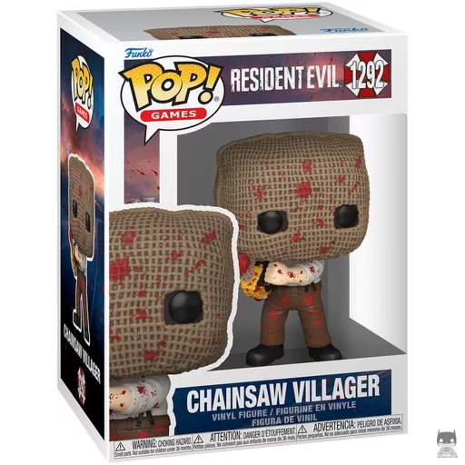 Figura Funko Pop! Aldeano con motosierra (Resident Evil)