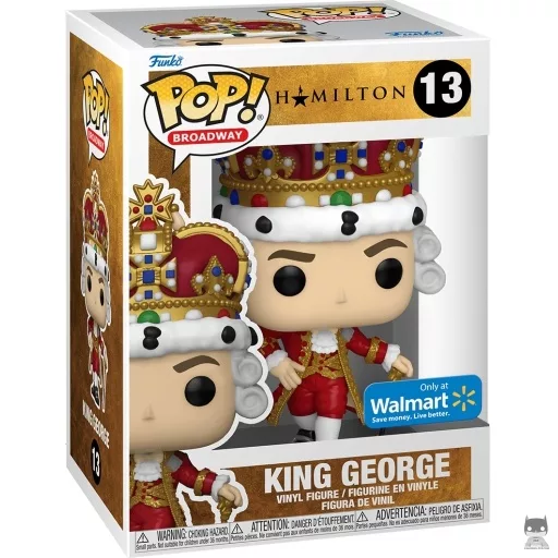 Figura Funko Pop! King George (Rojo) (Hamilton)