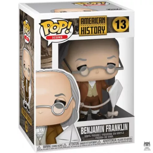 Figura Funko Pop! Benjamin Franklin (Historia de Estados Unidos)