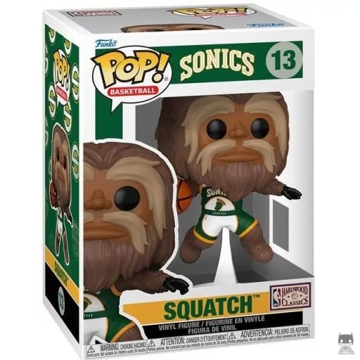 Figura Funko Pop! Squatch (Seattle SuperSonics) (Mascotas NBA)