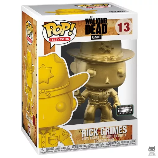 Figura Funko Pop! Rick Grimes policía (Metalizado) (The Walking Dead)