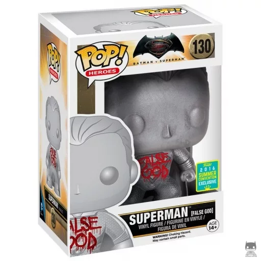Figura Funko Pop! Superman Falso Dios (Metalizado) (Batman v Superman: El amanecer de la justicia)