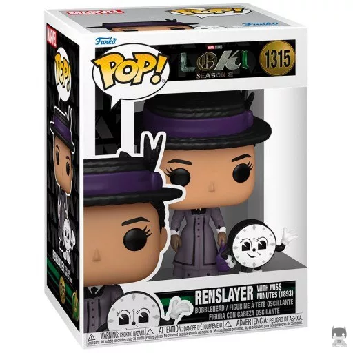 Figura Funko Pop! Renslayer con Miss Minutes (1893) (Loki)
