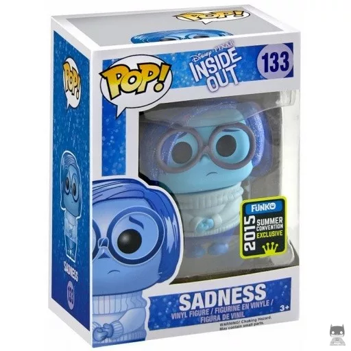 Figura Funko Pop! Tristeza (Purpurina) (Del revés)