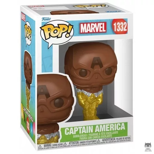 Figura Funko Pop! Capitán América (Chocolate) (Capitán América (Steve Rogers))