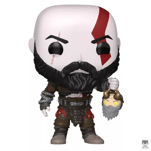 Figura Funko Pop! Kratos con la cabeza de Mímir (God of War)