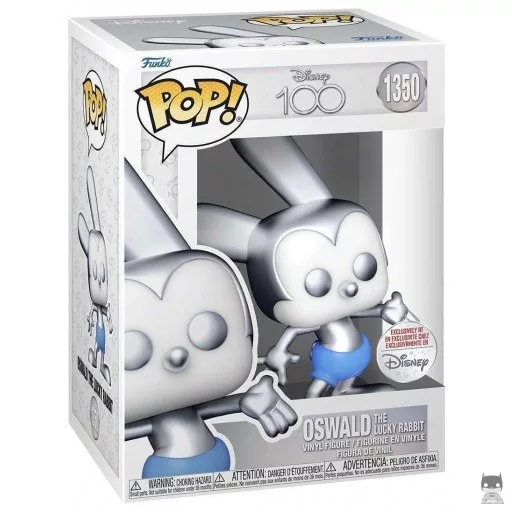 Figura Funko Pop! Oswald The Lucky Rabbit (Plateado) (Disney Store)