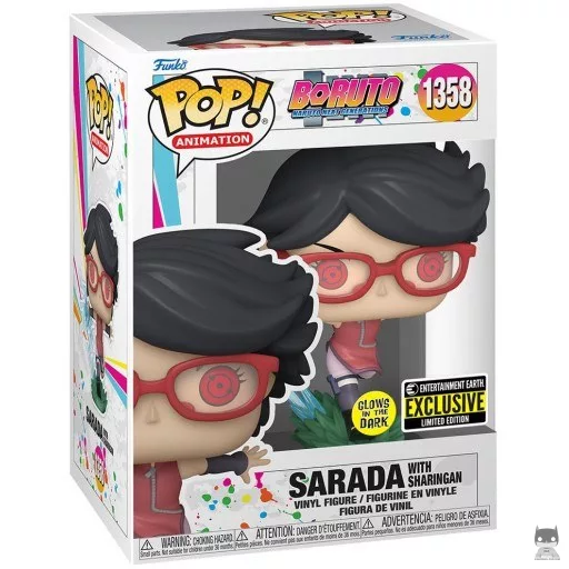 Figura Funko Pop! Sarada con Sharingan (Brilla en la oscuridad) (Boruto: Naruto Next Generations)
