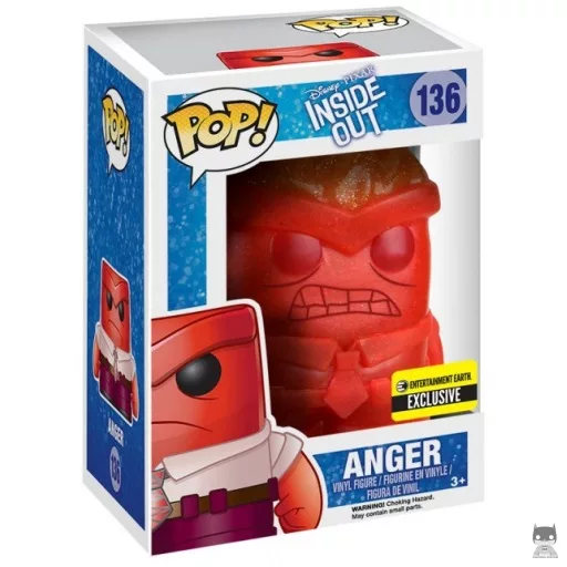 Figura Funko Pop! Ira con llamas (Purpurina) (Ira)