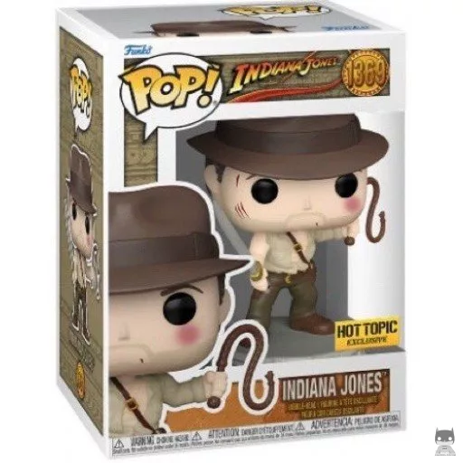 Figura Funko Pop! Indiana Jones con látigo y espada (Indiana Jones)