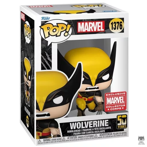 Figura Funko Pop! Lobezno (50.º aniversario) (Lobezno (Logan))