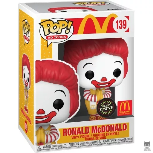 Figura Funko Pop! Ronald McDonald (Chase & Brilla en la oscuridad) (Ronald McDonald)
