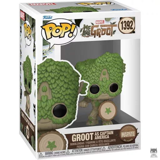 Figura Funko Pop! Groot como Capitán América (Groot)