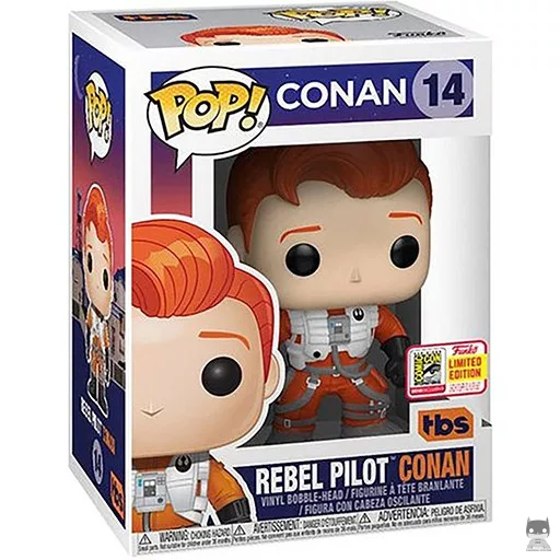 Figura Funko Pop! Conan O'Brien como piloto rebelde (Conan O'Brien)