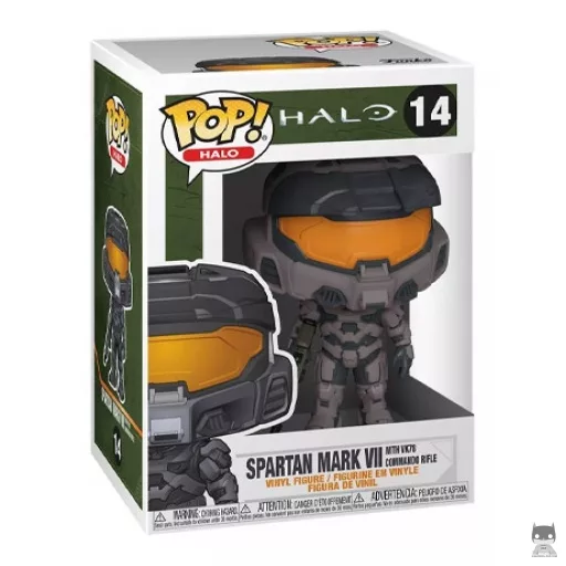 Figura Funko Pop! Spartan Mark VII con fusil Commando VK78 (Gris) (Halo)