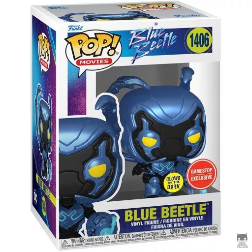 Figura Funko Pop! Blue Beetle (Brilla en la oscuridad) (Blue Beetle)