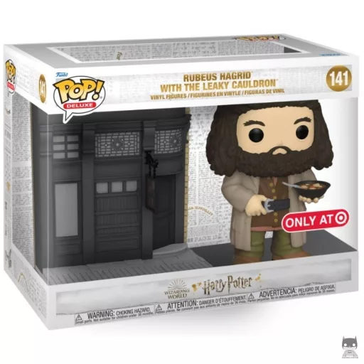 Figura Funko Pop! Hagrid frente a El Caldero Chorreante (Callejón Diagon) (Harry Potter)