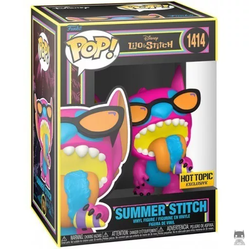 Figura Funko Pop! Stitch de verano (Luz negra) (Lilo y Stitch)