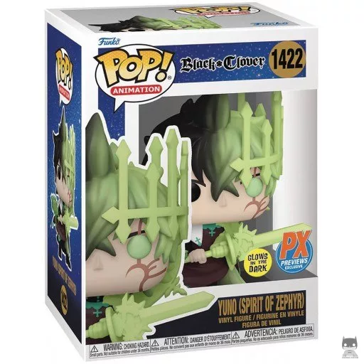 Figura Funko Pop! Yuno (Espíritu de Céfiro) (Brilla en la oscuridad) (Black Clover)