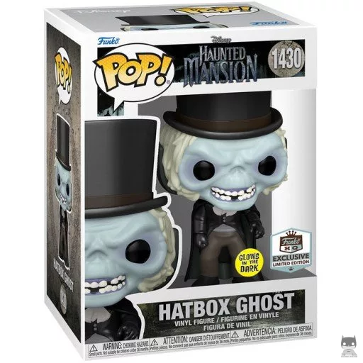 Figura Funko Pop! Hatbox Ghost (Brilla en la oscuridad) (Mansión encantada)