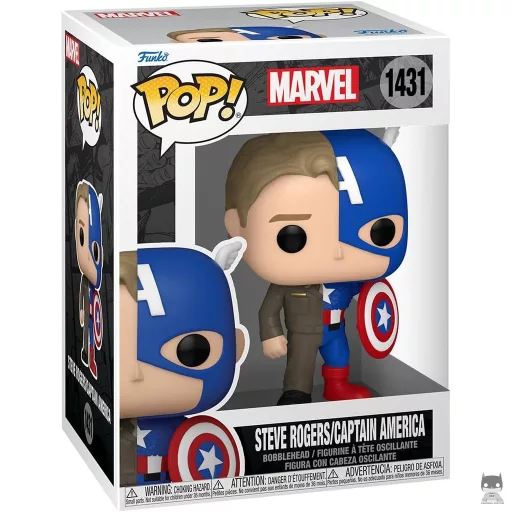 Figura Funko Pop! Steve Rogers / Capitán América (Split) (Capitán América (Steve Rogers))