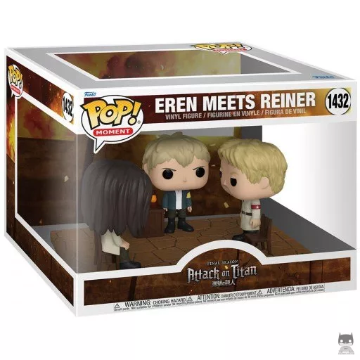 Figura Funko Pop! Eren se encuentra con Reiner (Anime Moments)
