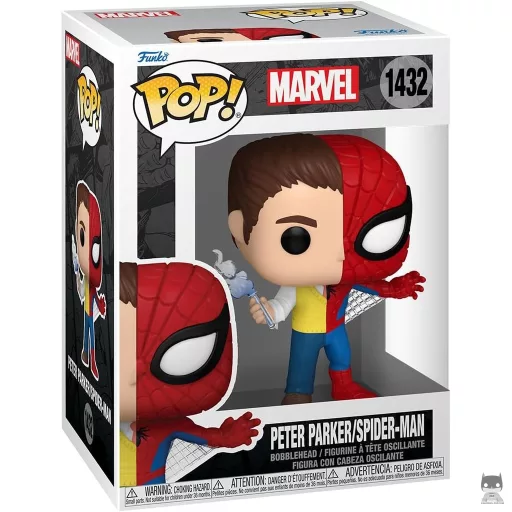 Figura Funko Pop! Peter Parker / Spider-Man (Split) (Spider-Man (Peter Parker))