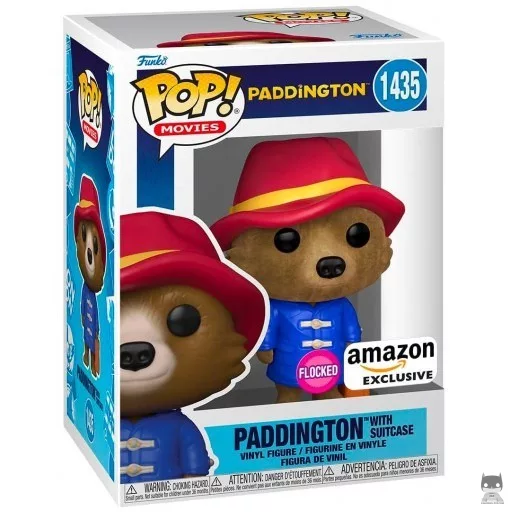 Figura Funko Pop! Paddington con maleta (Flocado) (Paddington)
