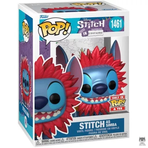 Figura Funko Pop! Stitch como Simba (Metalizado) (Lilo y Stitch)