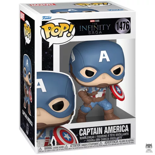 Figura Funko Pop! Capitán América con casco (El primer vengador) (La saga del Infinito)