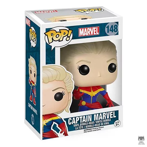 Figura Funko Pop! Capitana Marvel (Sin máscara) (Marvel Comics)