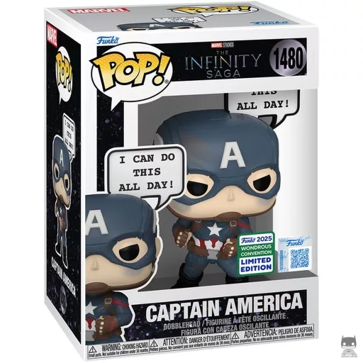 Figura Funko Pop! Capitán América (Podría estar así todo el día) (La saga del Infinito)
