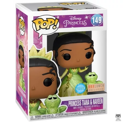 Figura Funko Pop! Princesa Tiana & Naveen (Purpurina) (Box Lunch)
