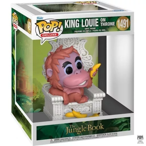 Figura Funko Pop! Rey Louie en el trono (El libro de la selva)