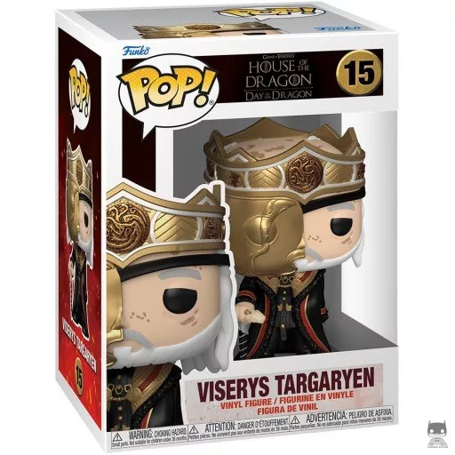 Figura Funko Pop! Viserys Targaryen (La casa del dragón: Day of the Dragon (Juego de tronos))