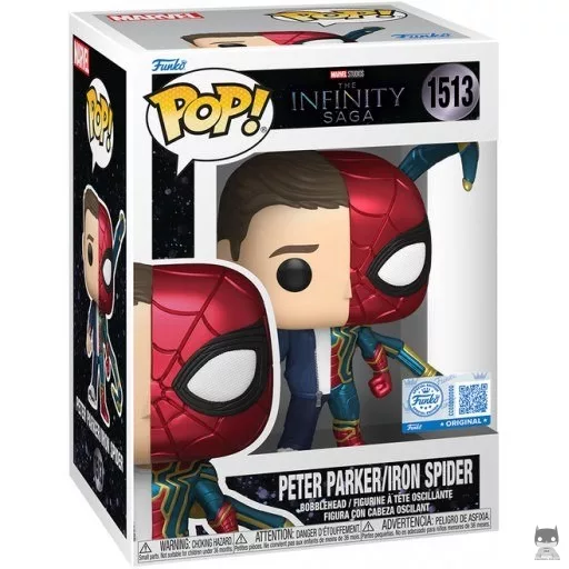 Figura Funko Pop! Peter Parker / Iron Spider (La saga del Infinito)