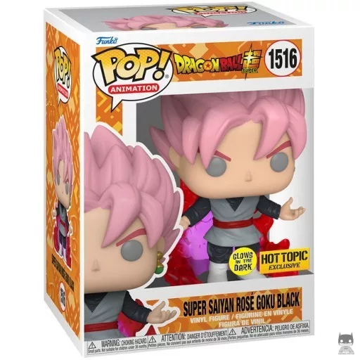 Figura Funko Pop! Goku Black Super Saiyan Rosé (Brilla en la oscuridad) (Goku Black)