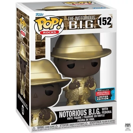 Figura Funko Pop! Notorious B.I.G con fedora (Notorious B.I.G)