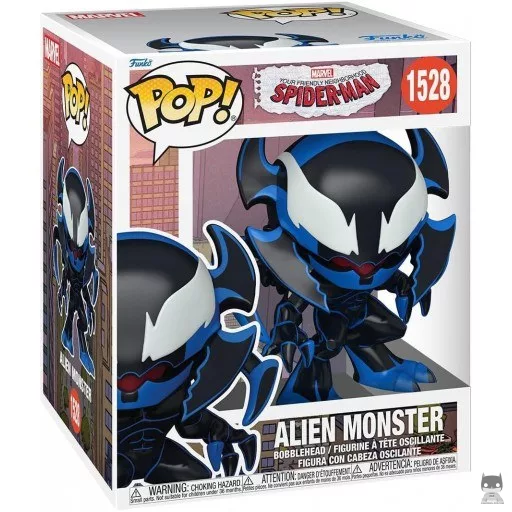 Figura Funko Pop! Monstruo alienígena (Supersized) (Tu amigo y vecino Spider-Man)