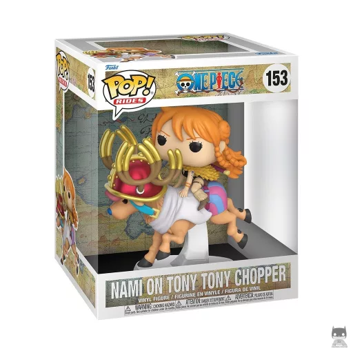 Figura Funko Pop! Nami sobre Tony Tony Chopper (One Piece)