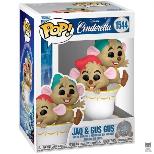 Figura Funko Pop! Jaq & Gus en la taza (La Cenicienta)