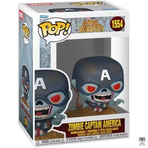 Figura Funko Pop! Capitán América zombi (Marvel Zombies)