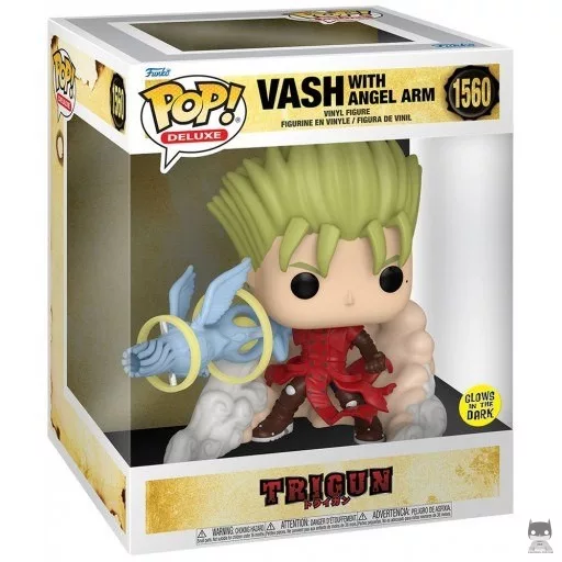 Figura Funko Pop! Vash con brazo de ángel (Brilla en la oscuridad) (Trigun)