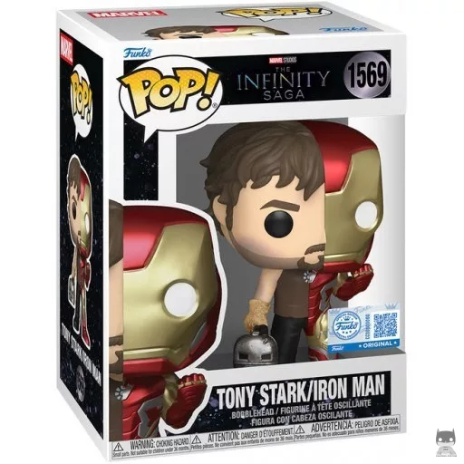 Figura Funko Pop! Tony Stark / Iron Man (La saga del Infinito)