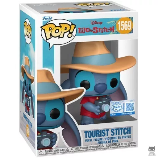 Figura Funko Pop! Stitch turista (Lilo y Stitch)