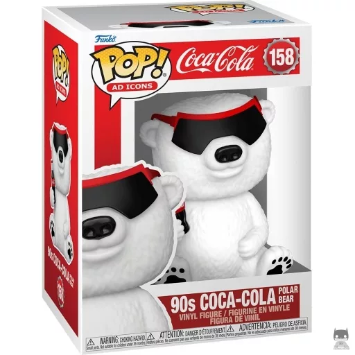 Figura Funko Pop! Oso polar de Coca-Cola de los 90 (Oso polar de Coca-Cola)